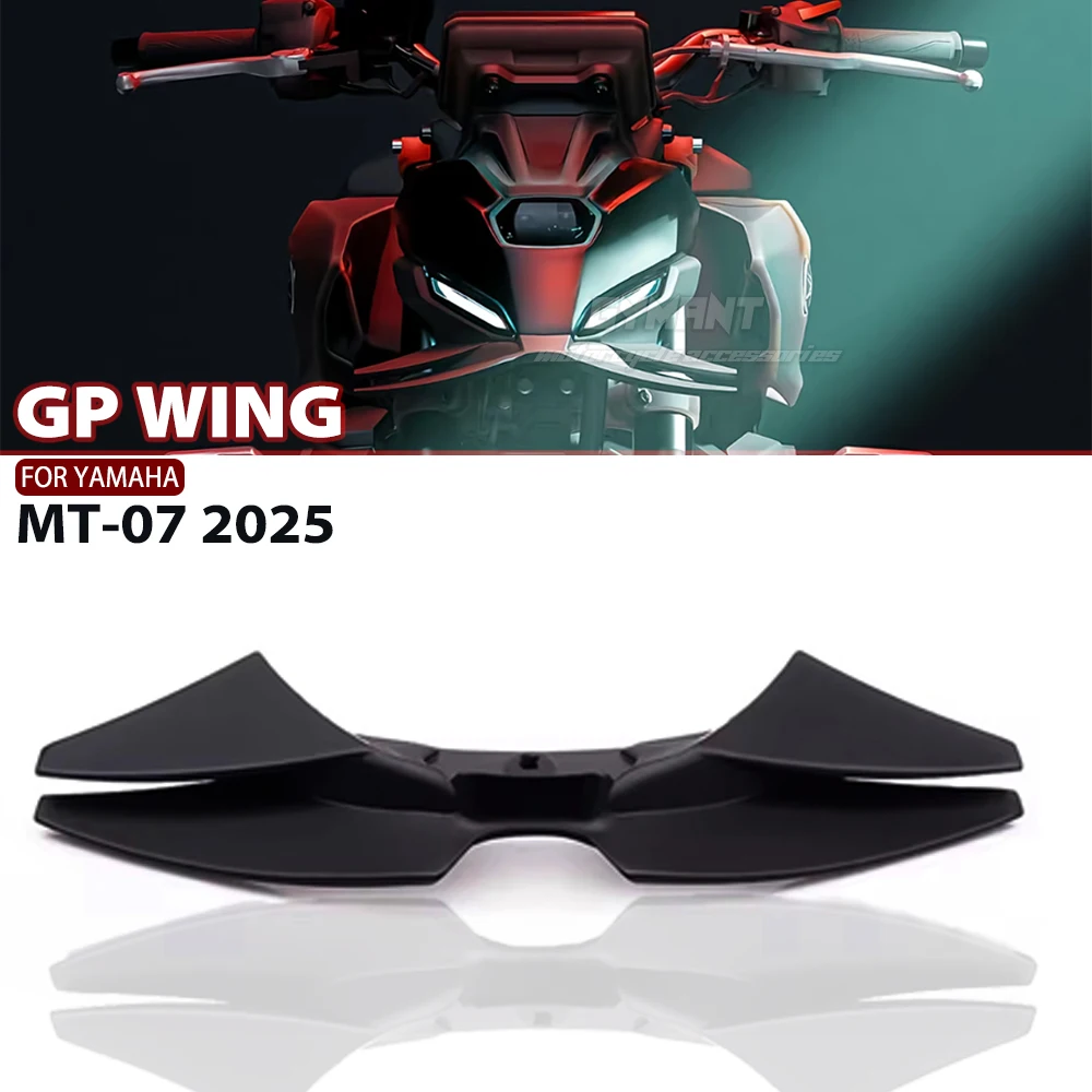 

For MT07 MT 07 2024 2025 Motorcycle Downforce Winglet Aerodynamic Wing Front Spoiler Kit New Accessories Front Spoiler