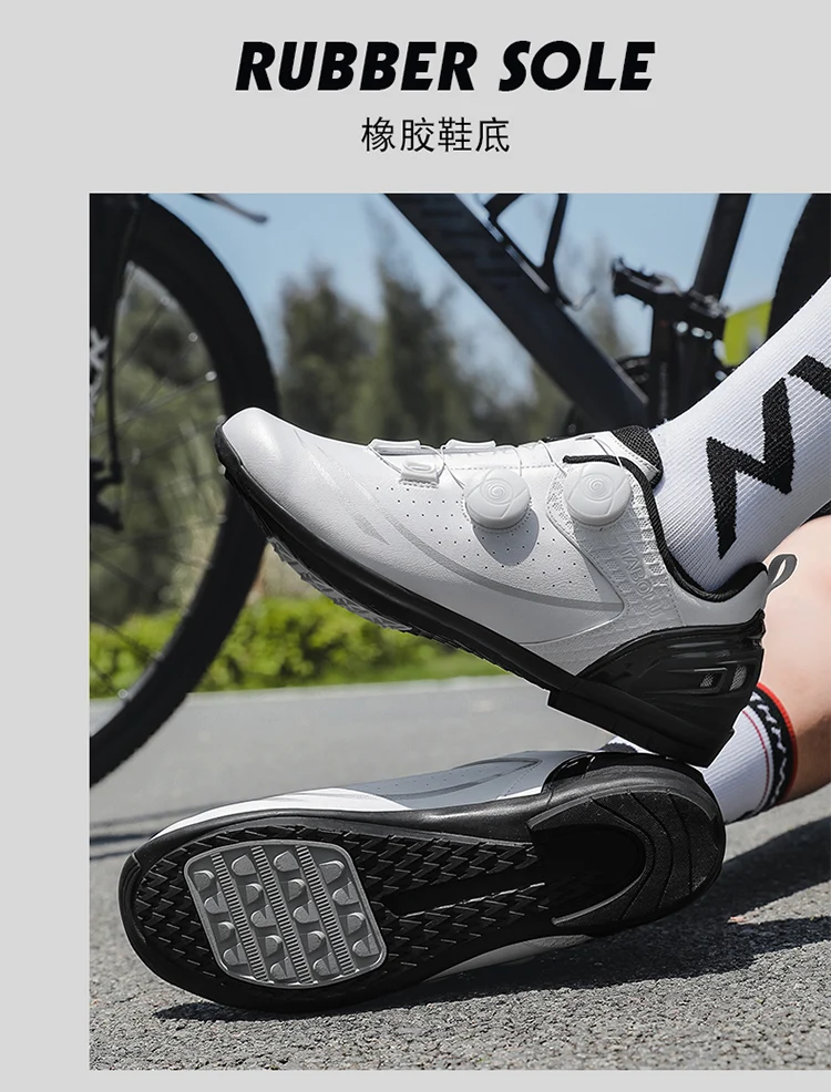 Unisex-Fahrradschuhe, atmungsaktive SPD-Rennradschuhe, professionelle MTB-Mountainbike-Schuhe, locklose Trainings-Fahrradschuhe – Detail 28
