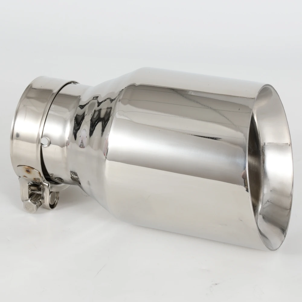 نظام عادم شامل من الفولاذ المقاوم للصدأ ، أنبوب كروم نهائي ، رأس عادم ، جودة عالية ، 1 صانعة سيارة