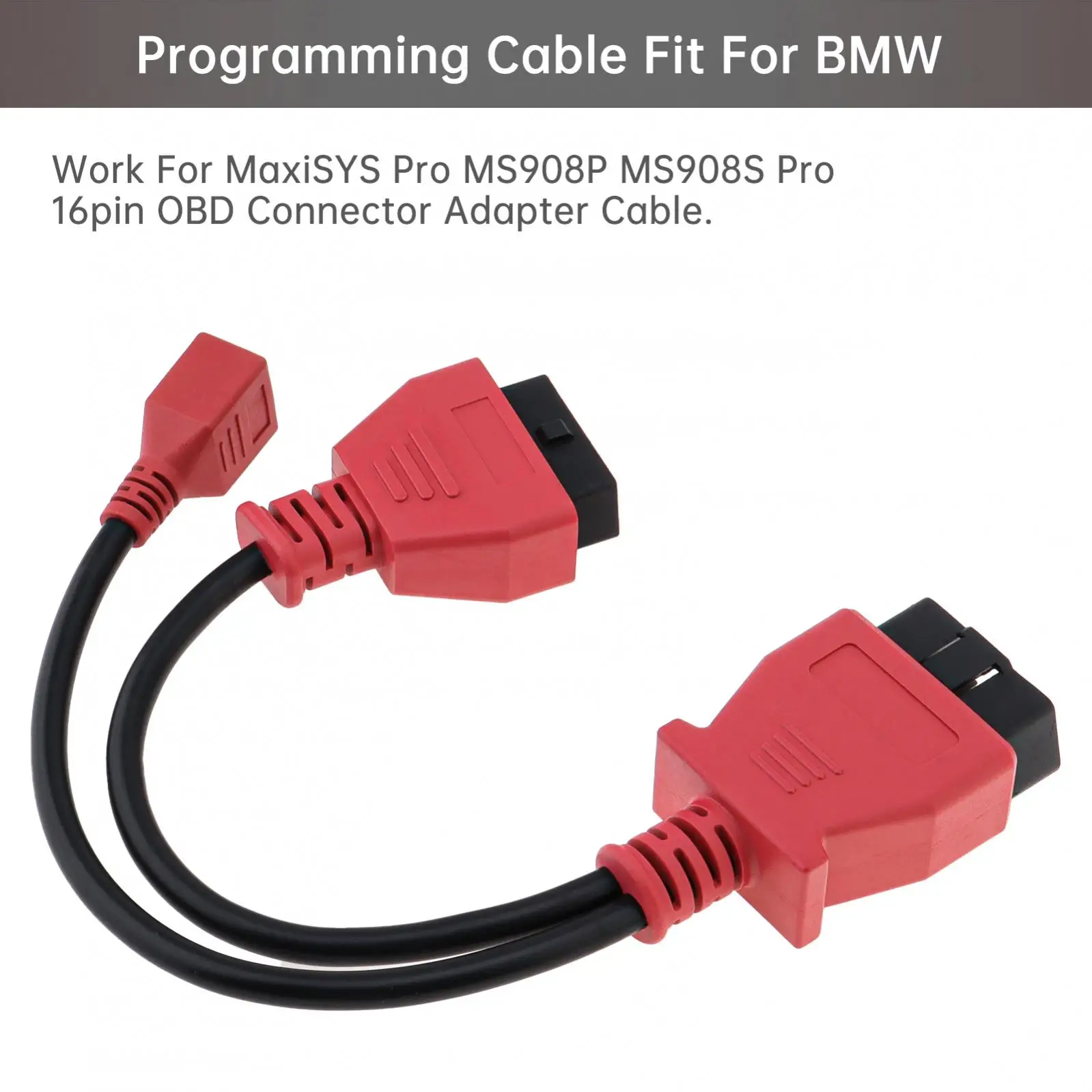 Ferramenta de diagnóstico de digitalização de divisor de agulha OBD 2 16 adequada para BMW, dispositivo de diagnóstico de falhas de cabo tipo Y