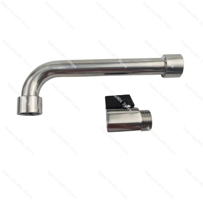 

Applicable to stainless steel home beer barrel bending pipe connector G5/8 inner wire 5-point 7-shaped connection bending