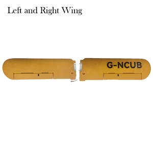 Park10 Mainan Versi Baru J3-CUB Pesawat RC Suku Cadang Pesawat Aksesori Glider Roda Pesawat RC Motor Sayap Badan Pesawat 8 penjualan terbaik piper cub rc - №