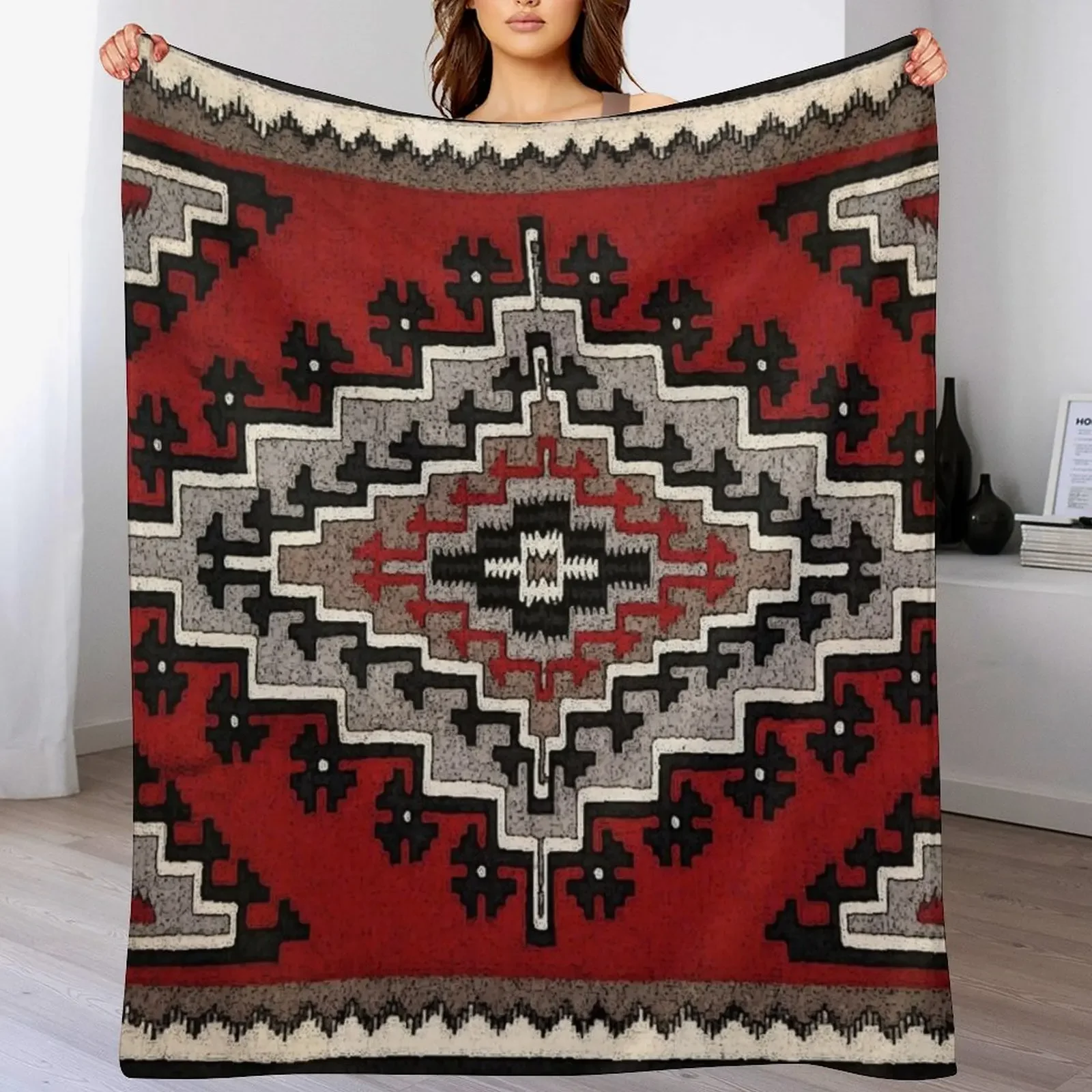 

The Tribal Holiday Design Throw Blanket Thin Large christmas gifts Beach Blankets