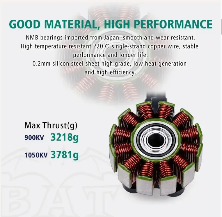 

1/4pcs Surpass Hobby B3115 3115 Outrunner Brushless Motor 900KV 1050KV 2-6S for RC Plane Drone Multicopter Freestyle DIY Part