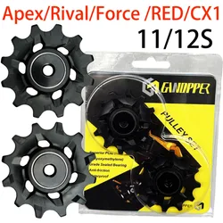 12T 12 Speed Rear Derailleurs Pulley 11V 12V Bicycle Seal Bearing Jockey Pulley wheel For Sram Apex/Rival/Force RED Etap /CX1