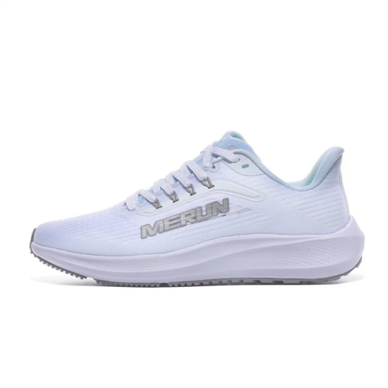 

Sports and leisure shoes, men's shoes, marathon oversized air cushioned shoes, fly woven all season rubber, wear-resistant, anti