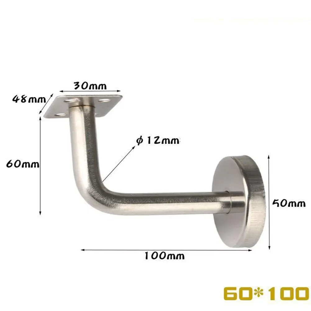 Handrail Bracket Stainless Steel Stair Handrail Brackets Support Wall Handrail Brackets For Stairs Railing Stairway Hardware