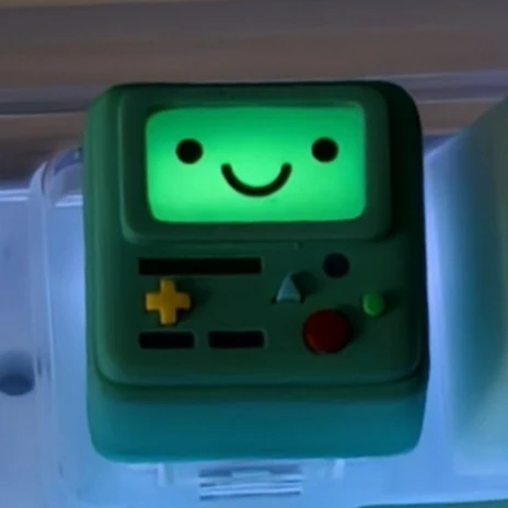 Bmo Adventure Time-Themed Light-Transmitting Single Personality Custom Creative Keycap Mechanical Keyboard Attachment Keycap Esc