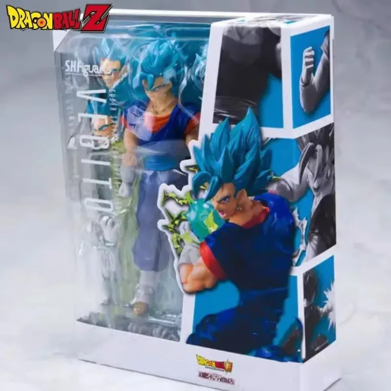 Hot Dragon Ball Super Vegito Blue Action Figure Vegetto S.H.Figuarts Shf Super Saiyan God Pvc Anime Desk Decoration Gifts Toy