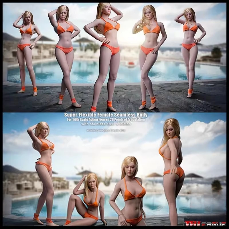

Новый TBLeague масштаб 1/6, женский бледно/сань, супер гибкое бесшовное тело с длинной ногой S32A S33B для 12-дюймовой экшн-фигурки, коллекция кукол