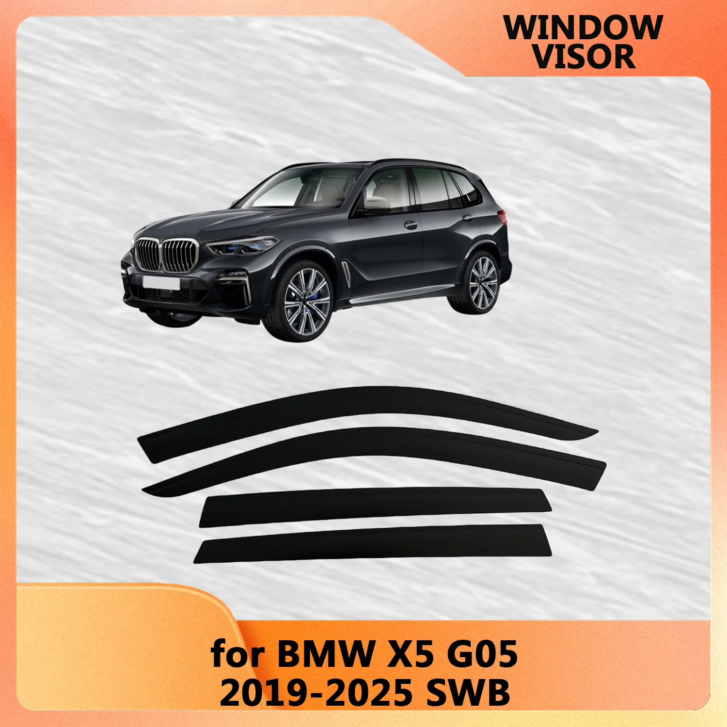

Дефлекторы окон (ветровики) для BMW X5 G05 2019-2025 SWB