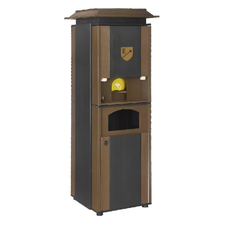 Deluxe Golf Course County Club Water Cooler Station With Trash Can