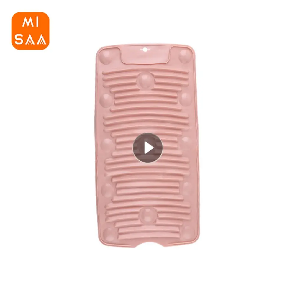 Foldable Scrubbing Board Personal Laundry Socks Non Slip Creative Clean Tool Silicone Scrubbers Laundry Mat Multifunctional