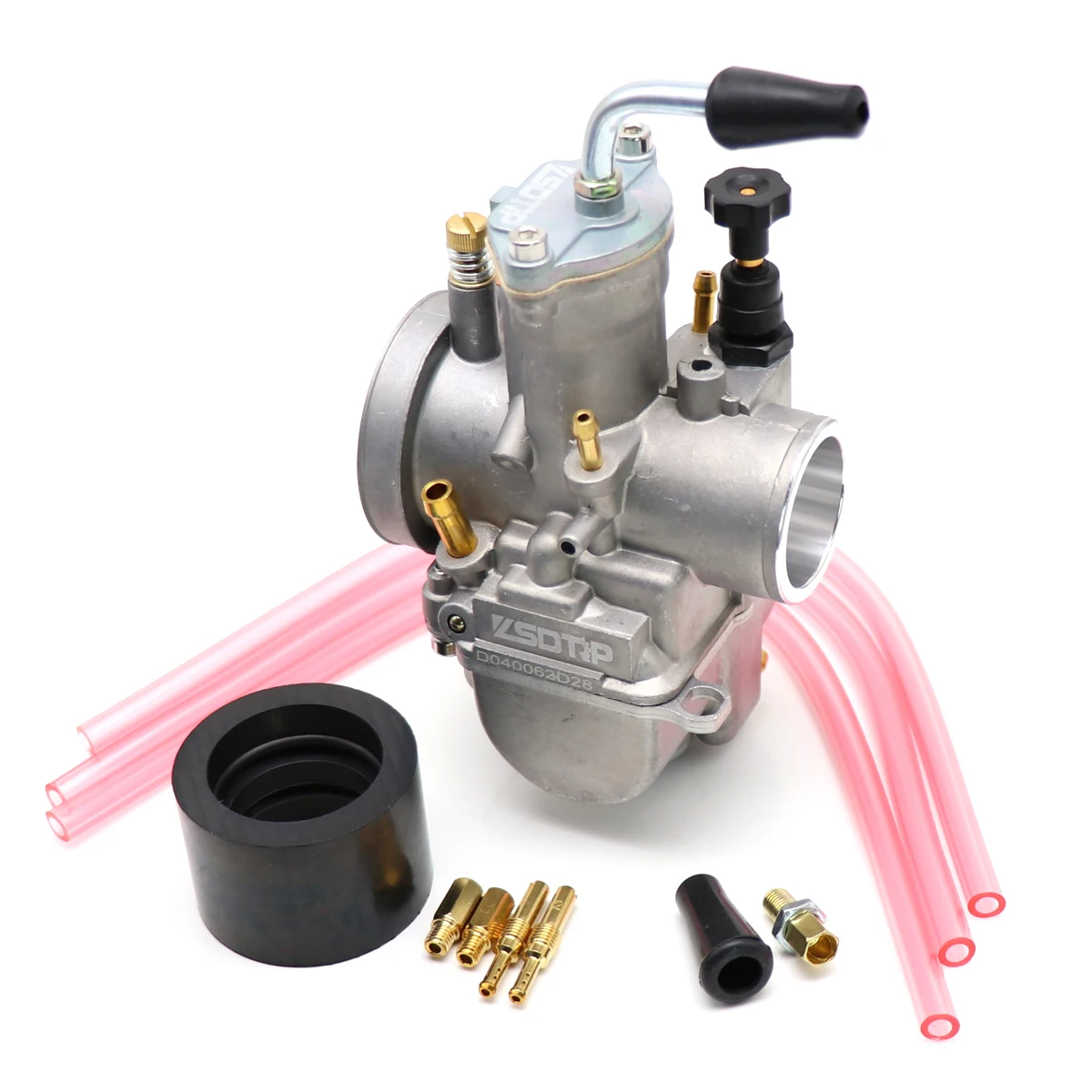 ZS Racing For Keihin Carburetor With Power Jet For 2T 4T 75-250cc Universal Motorcycle PWK 21 24 26 28 30 32 34mm