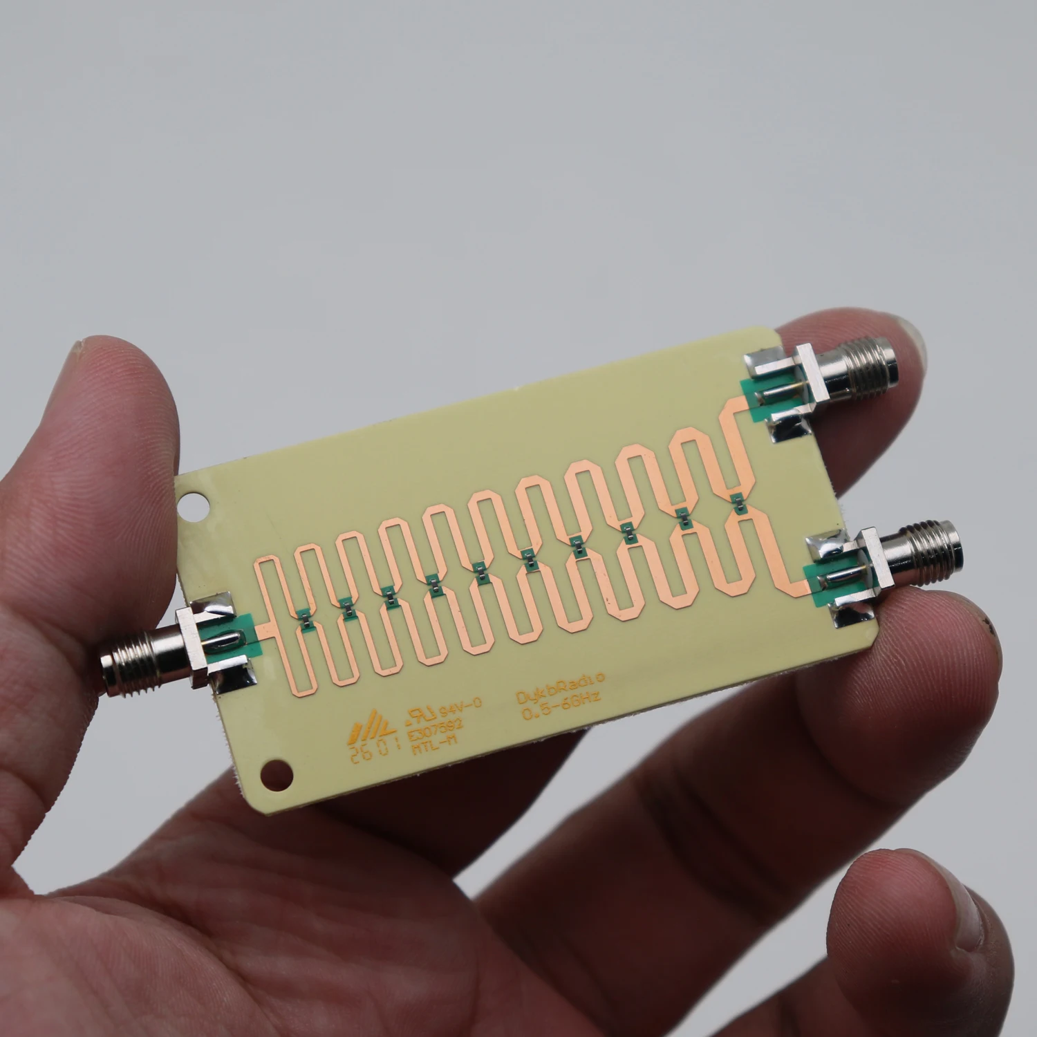 500MHz-6GHz Wilkinson RF Power Divider 1to2 Splitter Combiner for LORA Helium Miner Radio SDR 2.4GHz 5.8GHz WiFi Low Loss SMA
