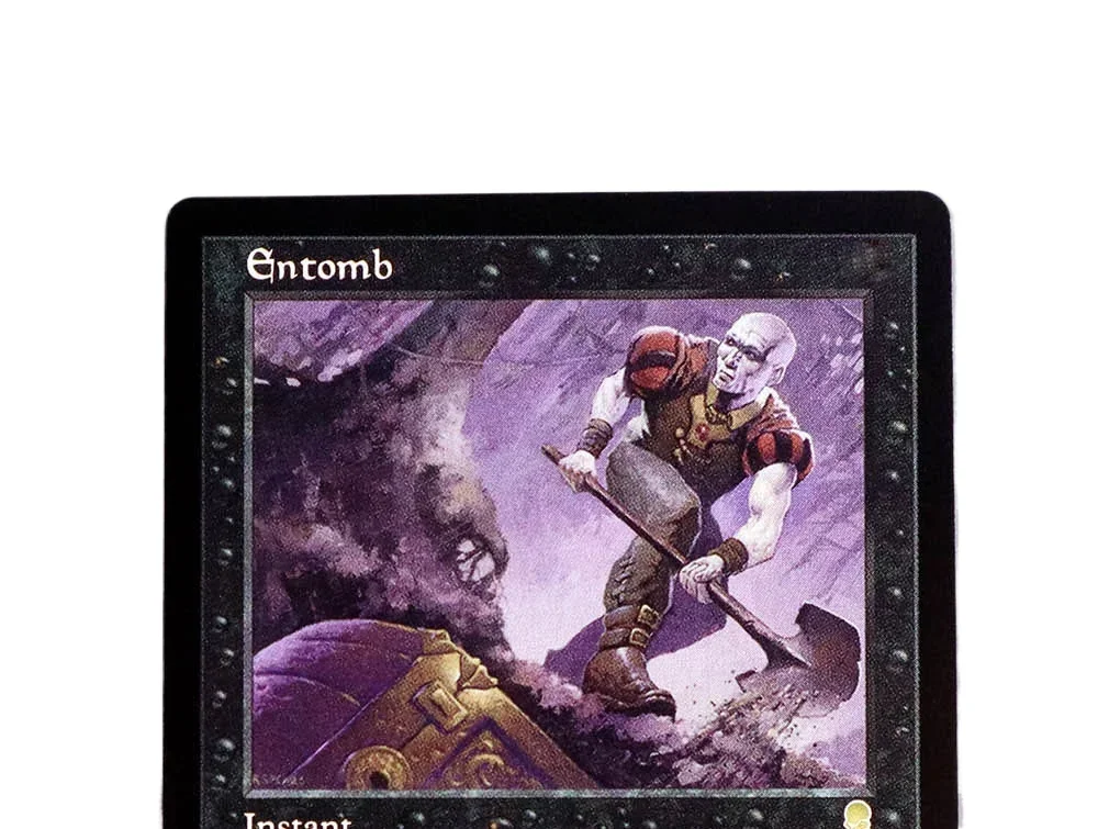 

Entomb Foil/Holo TCG Magical Proxy Black Top Quality Proxy Playing Cards Gathering Board Game Deck Trading Cards