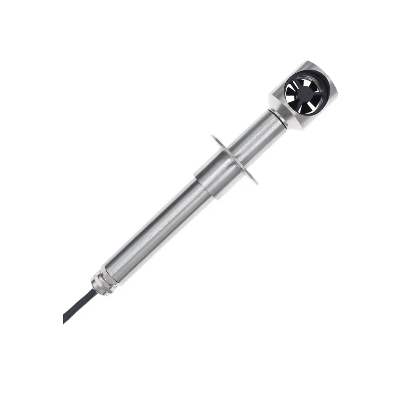 Stainless steel impeller wind speed sensor, high-sensitivity anemometer, 485 meteorological monitoring instrument