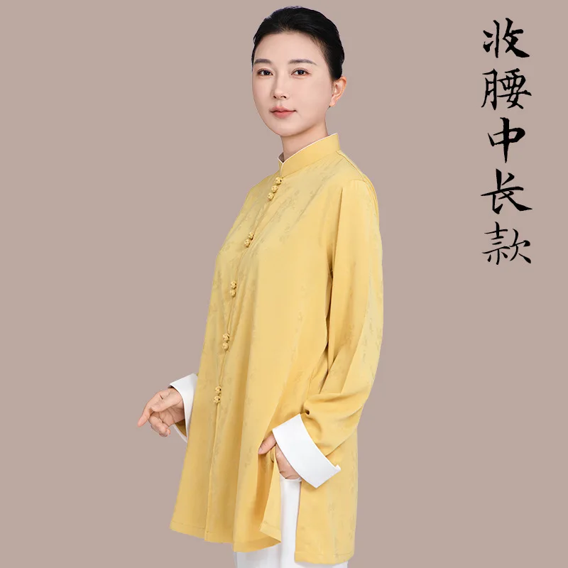 Chinese Martial Arts Performance Tai Uniform Gong fu Wushu Suit Taiji Clothing  Women's  Eight-Section Brocade