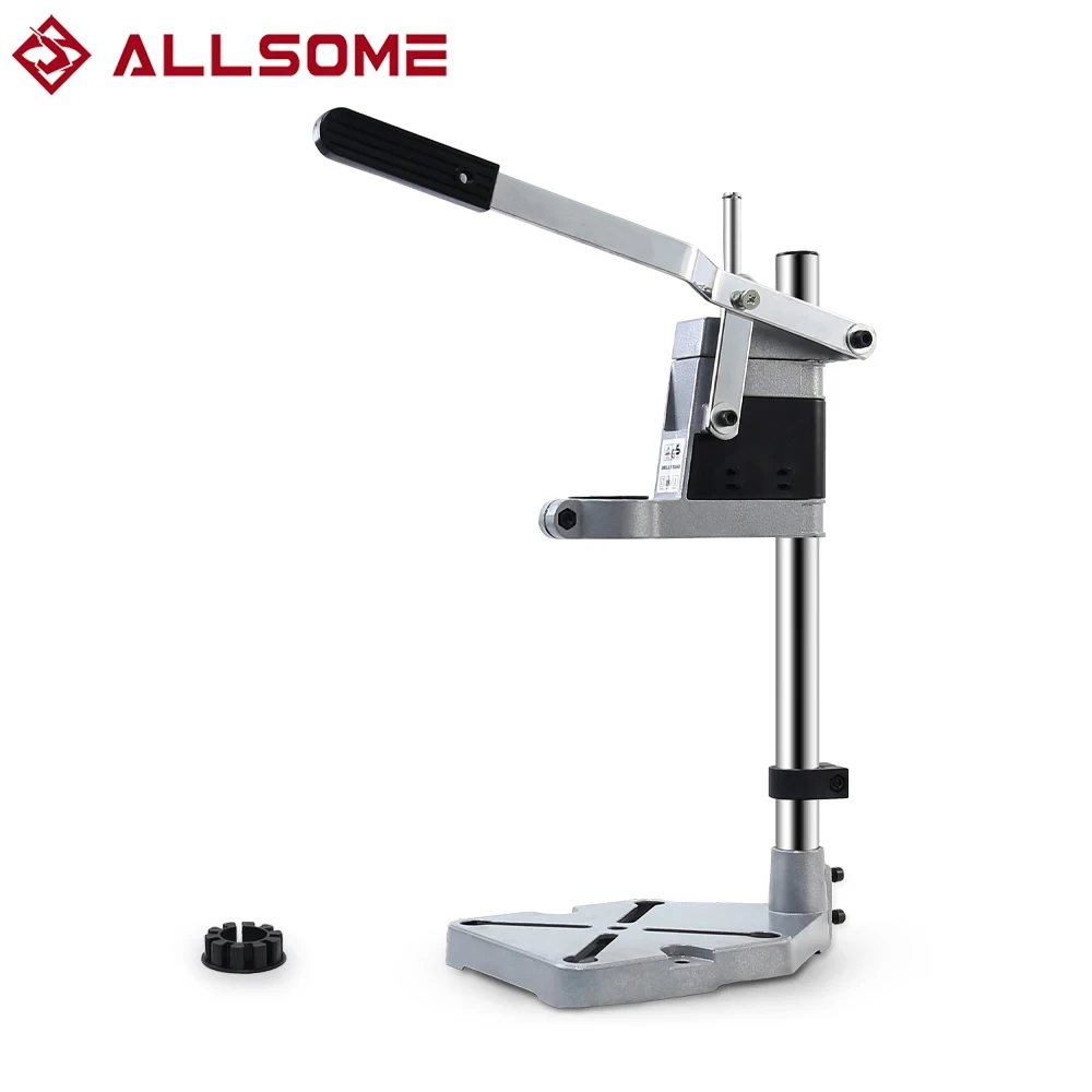 ALLSOME soporte de taladro eléctrico 400mm soporte de perforación amoladora soporte abrazadera banco prensa soporte abrazadera amoladora para carpintería