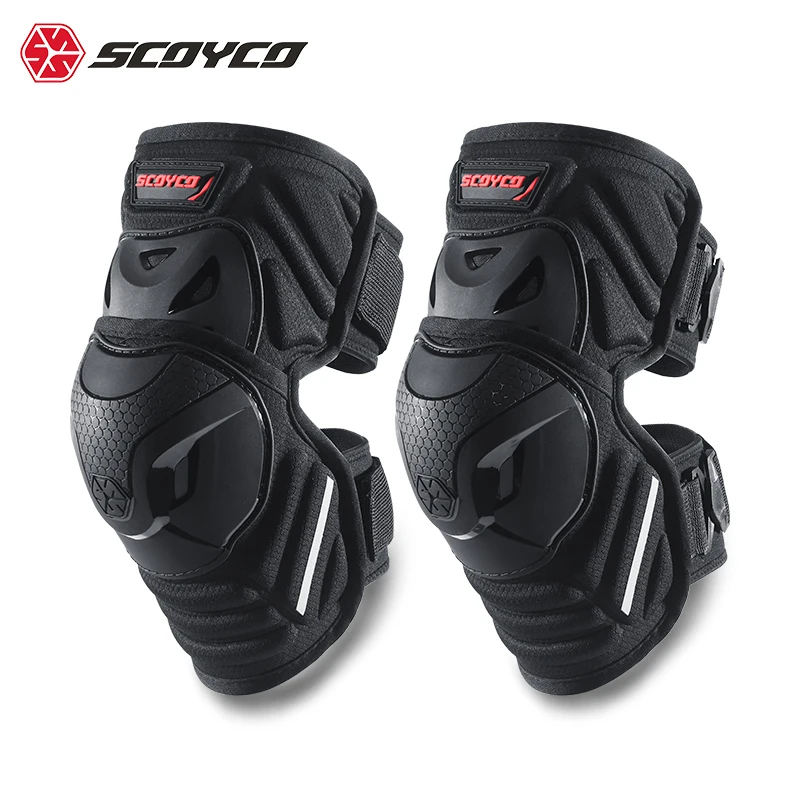 

Scoyco Motorcycle Knee Pads Motocross Kneepad Impact Protection motorbike Moto Cycling MTB Dirt Bike Knee Protector Shin Guards