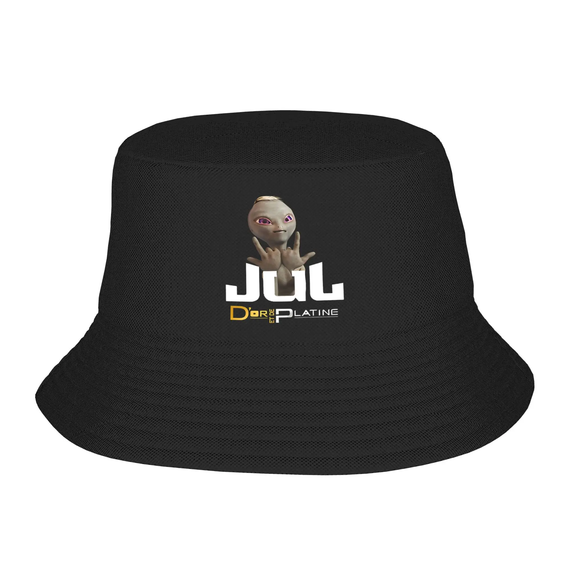 

JUL Music Rapper Bucket Hat For Unisex Fisherman Hats Vintage Hunting Caps Soft Fold Street Style Printed Sun Hats