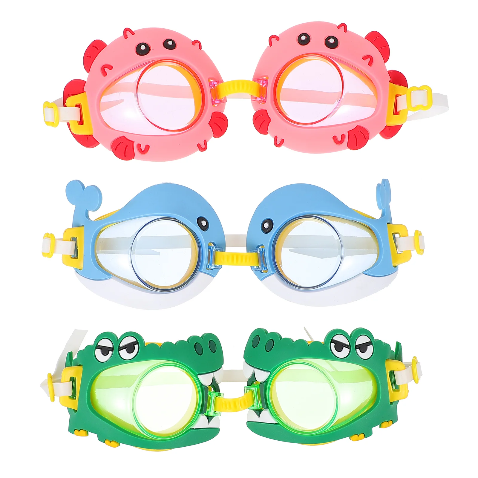 

Children's Swimming Goggles Kids Animal Shape Practical Glasses Cartoon Anti-fog Diving Lovely Protective Waterproof for Men