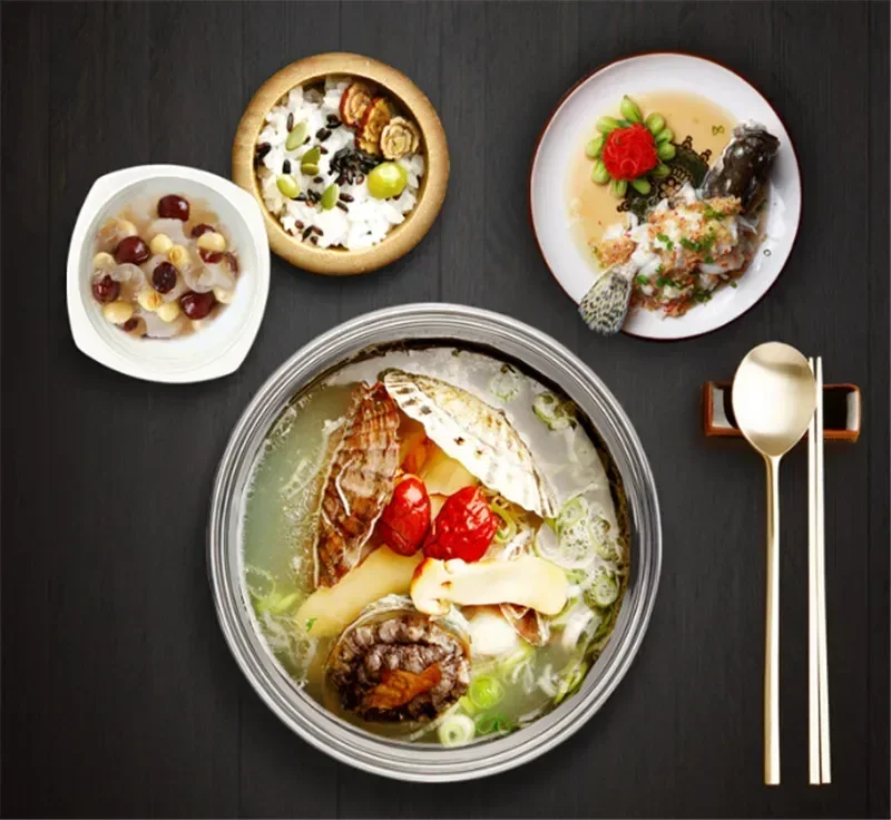 

Кастрюля с антипригарным покрытием, рисоварка из нержавеющей стали 304, внутренний контейнер, сменные аксессуары, рисоварка для еды, посуда POT