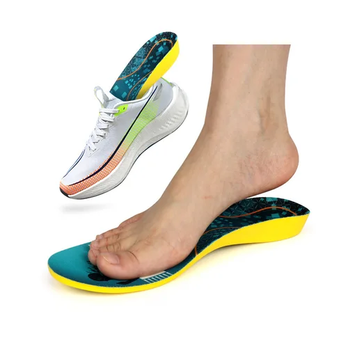 Imagen 2 del producto Plantillas de Fibra de Carbono con Soporte de Arco para Baloncesto, Plantillas Elásticas de Alto Rebote con Fuerte Soporte