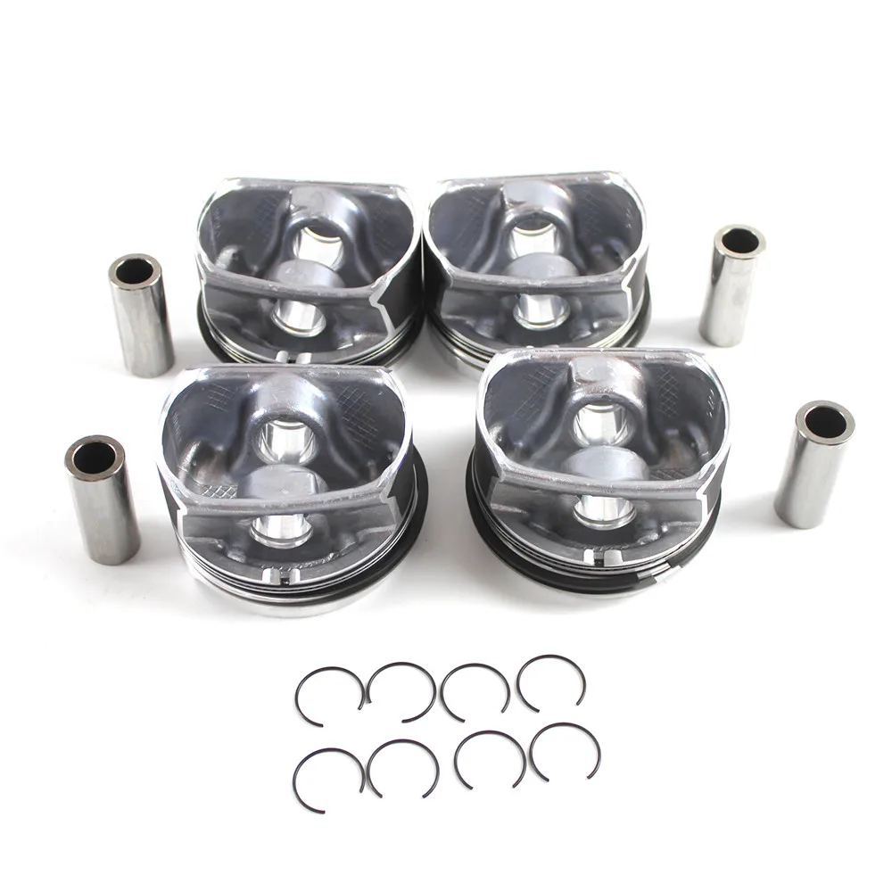 4x N12 N16 Engine Piston & Ring Kit 11257589348 77mm STD Set Fit MINI R55 R56 R57 R58 R60 Cooper Countryman Paceman 2006-2016