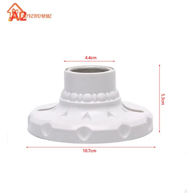 1PC E27 Lamp Holder E27 Bulb Holder Lamp Socket Ceramic Lamp Bulb Socket Lamp Base 2 Styles Wholesale High Quality