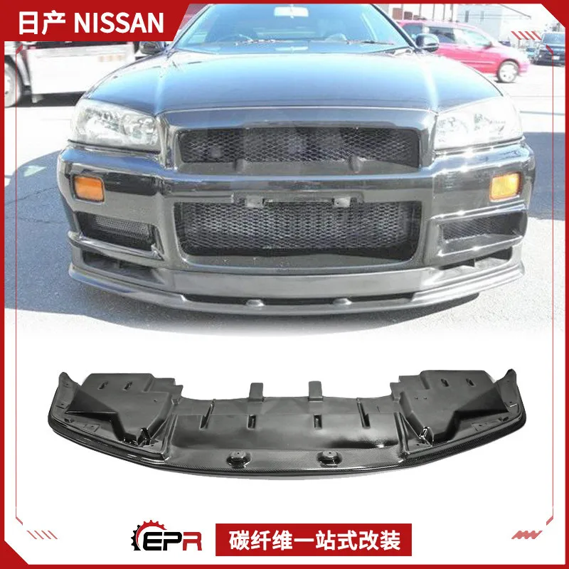 

Подходит для модификации из углеродного волокна Nissan Skyline GTR34, небольшой объем передней губы, установки опорной пластины передней лопаты.
