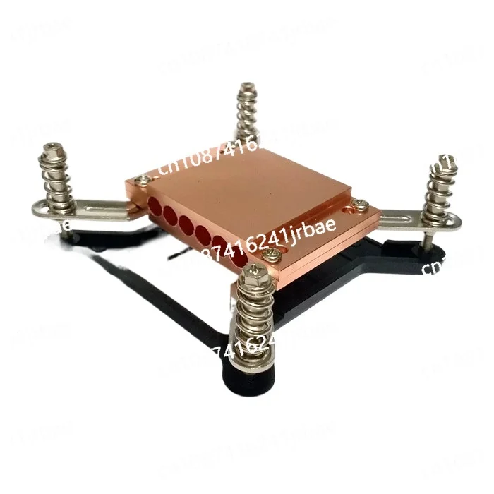 

6-Hole heat pipe splint, heat pipe platen, copper block, can wear 6 heat pipes with a diameter of 6mm