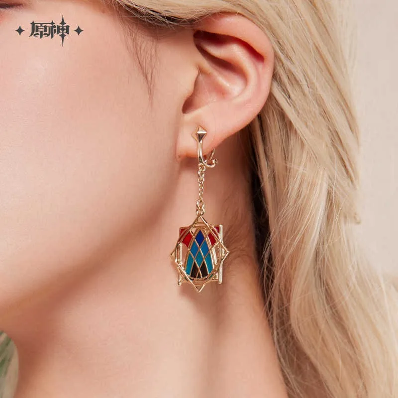 

Ожерелье MiHoYo Kaveh, зажим для ушей, официальная подлинная серия Genshin Impact Impression, Doujin, косплей