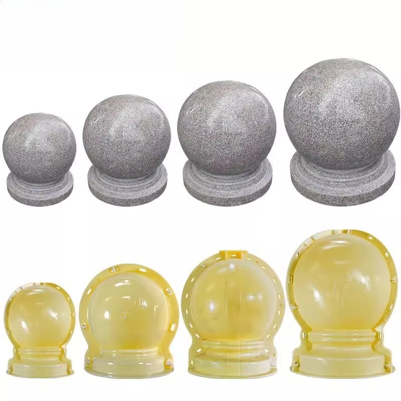 Cement ball mold Barricade Stone ball model Blocking car Isolation pier Roman pillar Balustrade Vase column decorative ornament