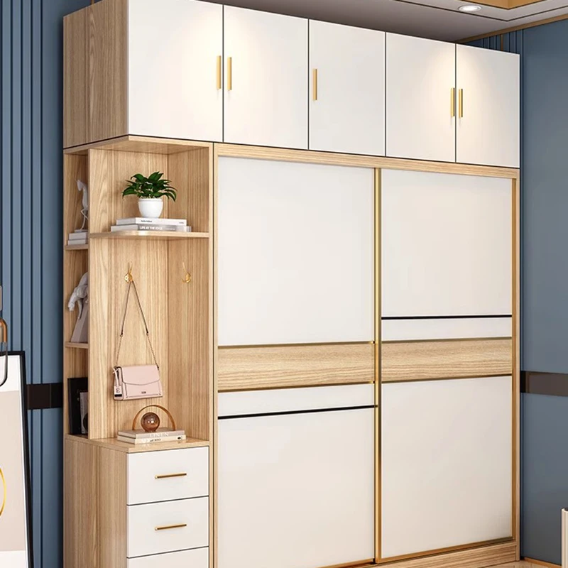 

Luxury Women Wardrobe Bedroom Modern Waterproof Shelf European Wardrobe Dressing Living Room Szafa Na Ubrania Nordic Furniture