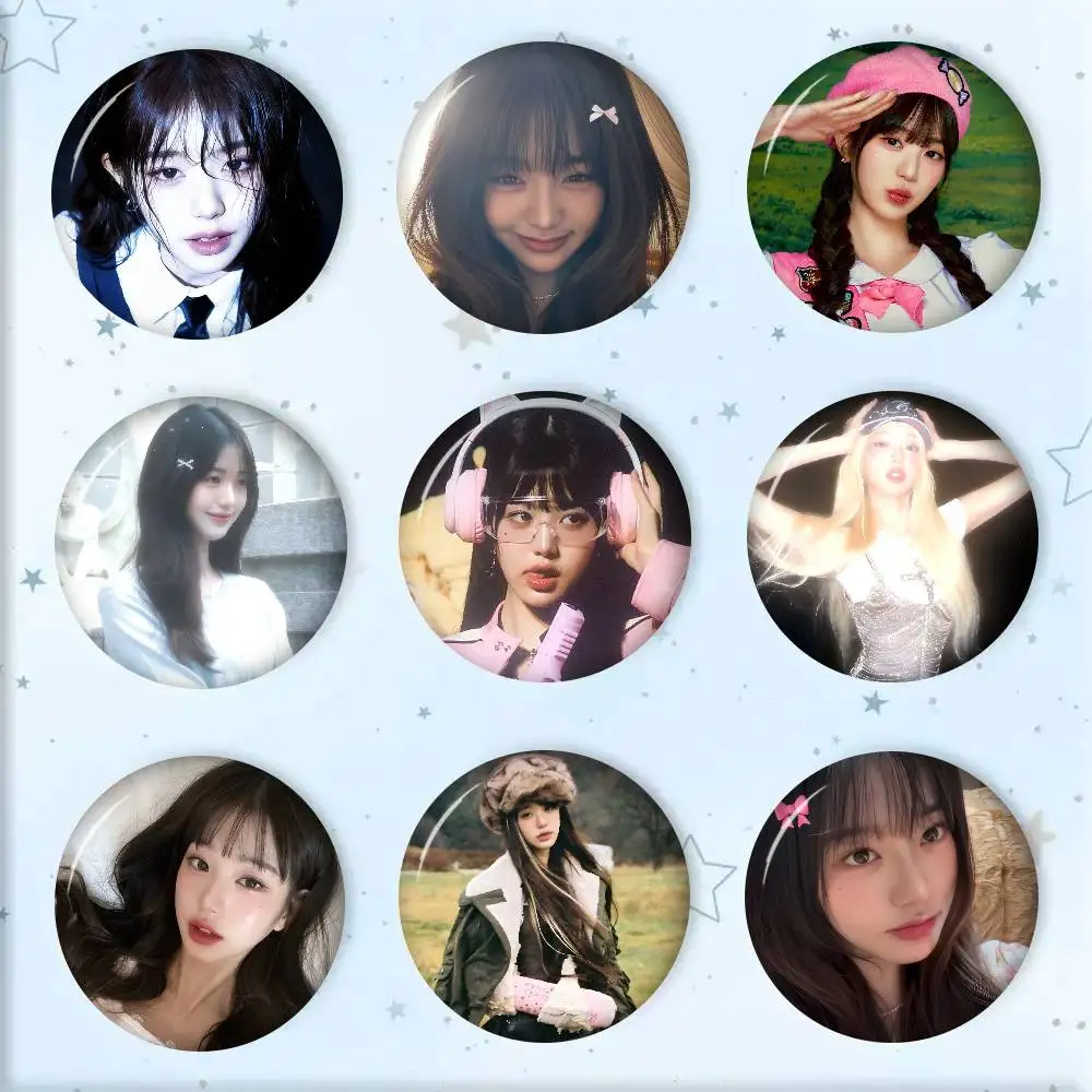 Creator Tinplate  Button Custom Anime Role Old-school Brooch Cartoon Collar Badge Jewelry Gift Fans Korean J-jang idols Wonyoung