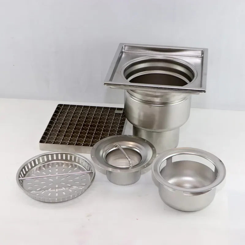 for Modern Stainless Steel Hygienic Drain System Industrial Commercial Kitchen Food Industry Floor Drains