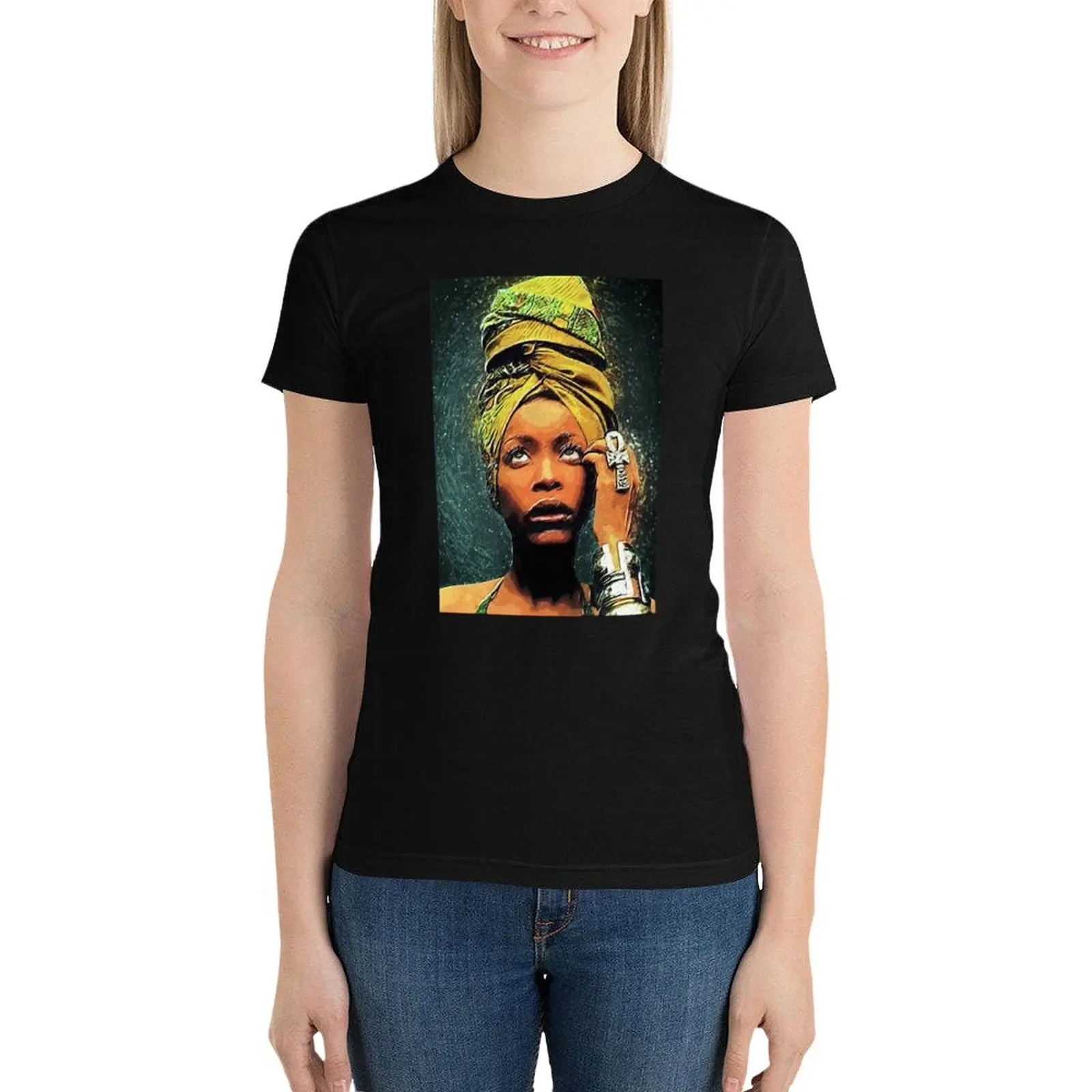 

Erykah Badu T-Shirt tees summer clothes kawaii clothes t-shirt dress for Women plus size sexy