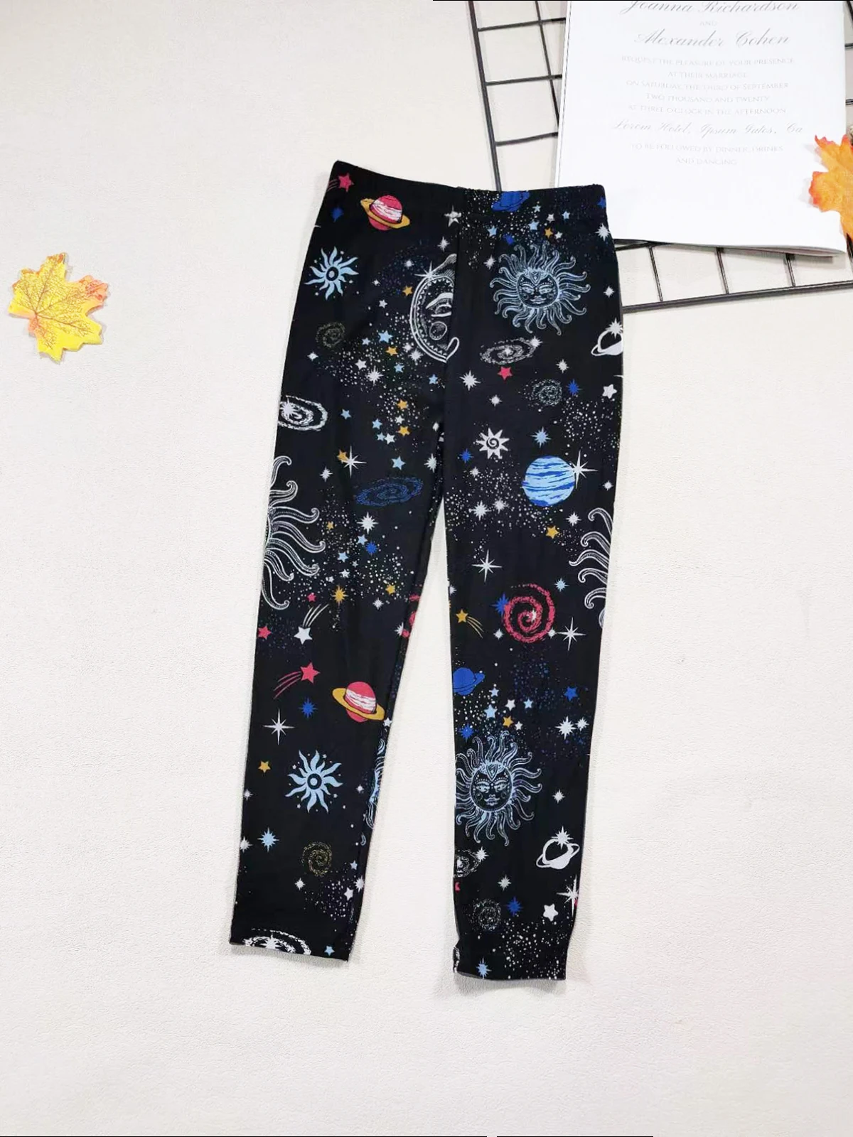 Mädchen Leggings Mode Cartoon Enge Hosen Frühling und Herbst Baby Mädchen Slim Fit Blumen Leggings Sommer Kinder Hosen – Detail 25