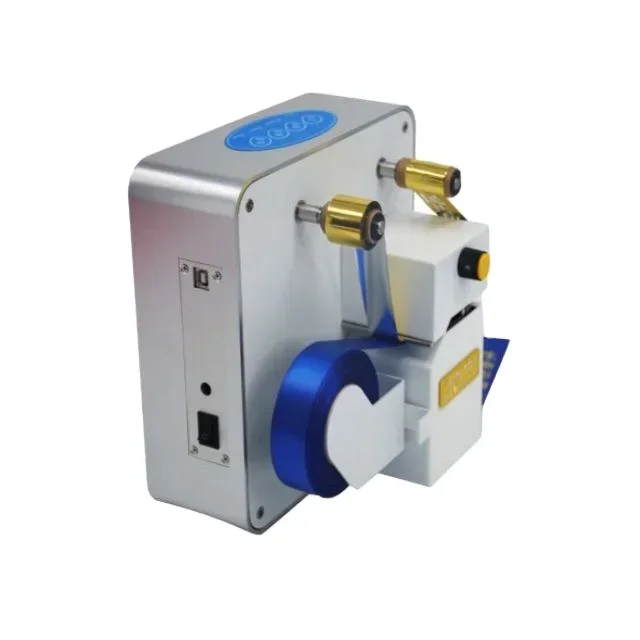 

Small Printing Machine Digital Ribbon Printer Hot Foil Ribbon Printing Machine on Satin AMD320 for Cold Stamping