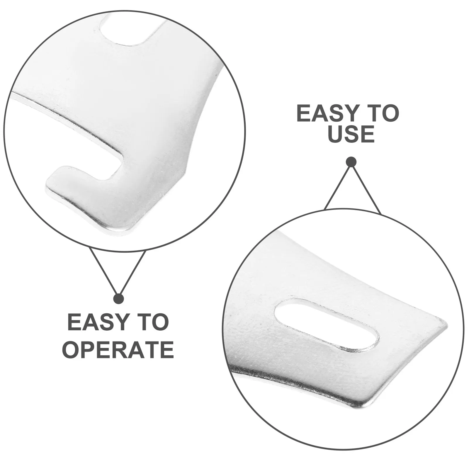 30Pcs Recessed Light Clips Metal Spring Retaining Clips for Downlight Retrofit Ceiling Panel Hold Down Clamp Lighting