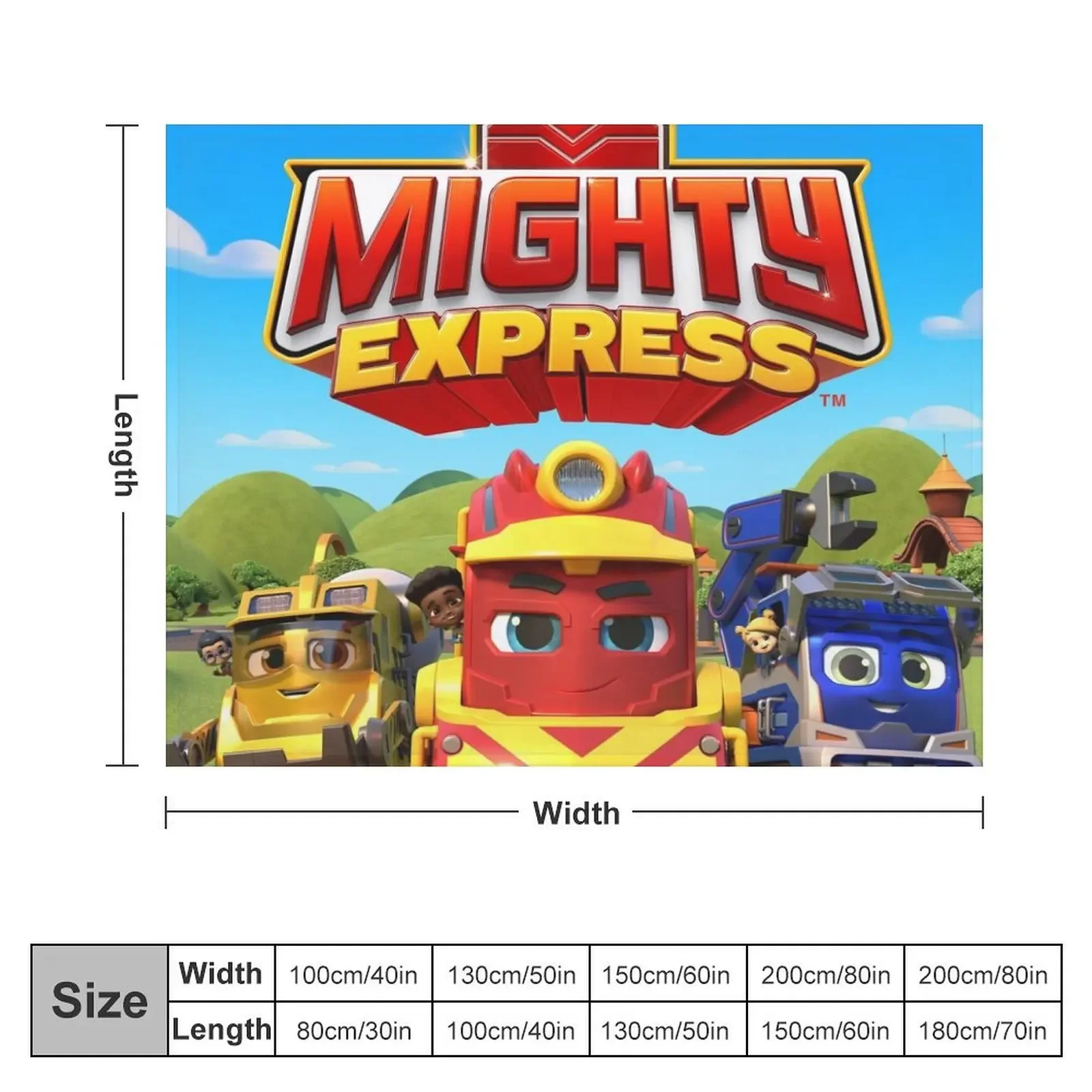 Mighty Express Throw Blanket Single Sofas Blankets