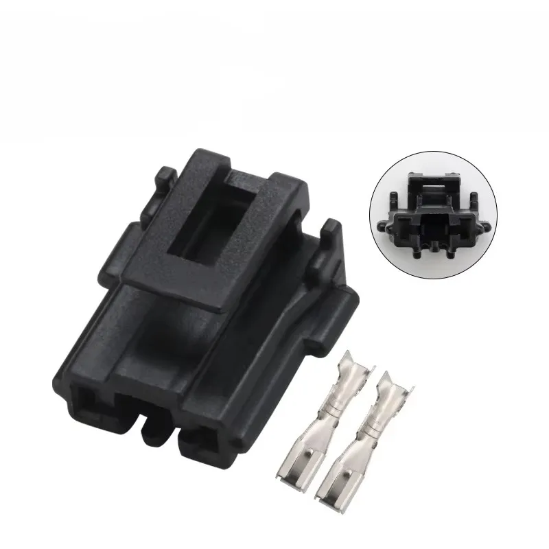 Automobile connector DJ7023A-2.8-21 is suitable for headlight plug and automotive wiring harness 2-hole connector plug.