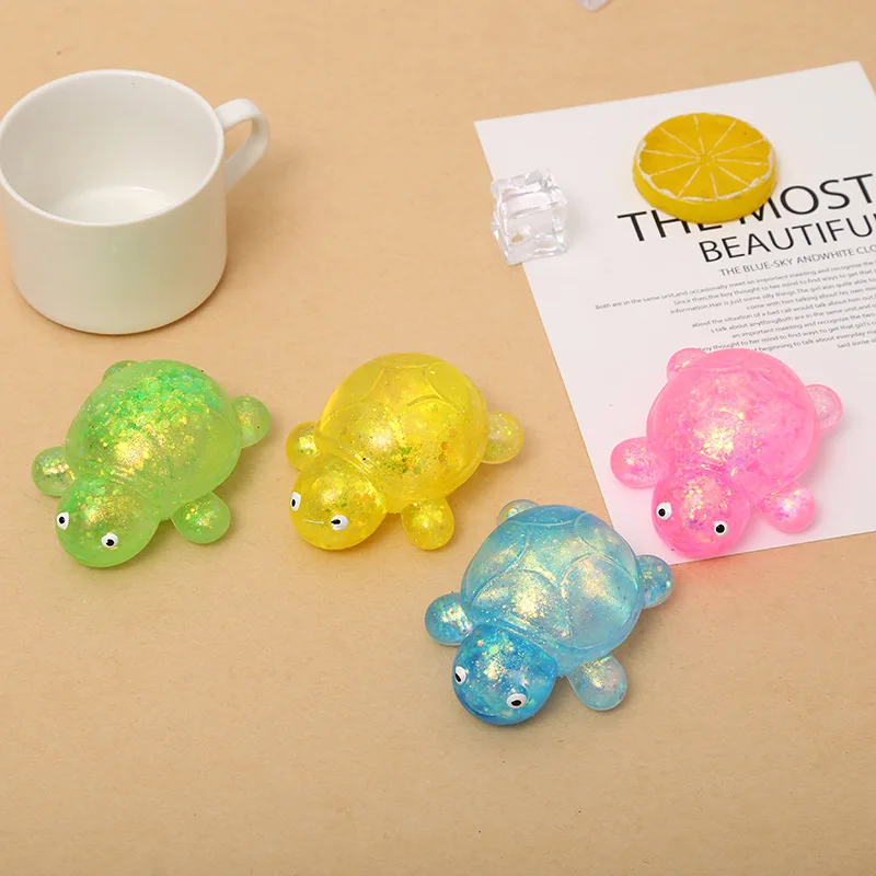 4/6/8pcs Turtle Squeeze Toys, Novelty Sensory Toys for Kids, Back To School Gifts, Toys for Boys Girls, Random Color