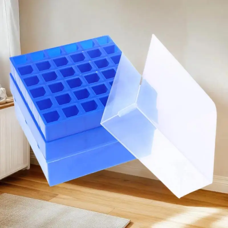 حقيبة تخزين رف طرف الماصة؛ حامل أنبوب اختبار الطرد المركزي الدقيق المستدام للمجمدات. #3