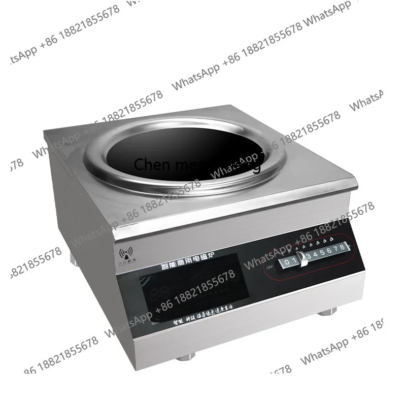 

8000W concave stir-fry high-power induction cooker commercial kitchen school catering shop fire stove commercial