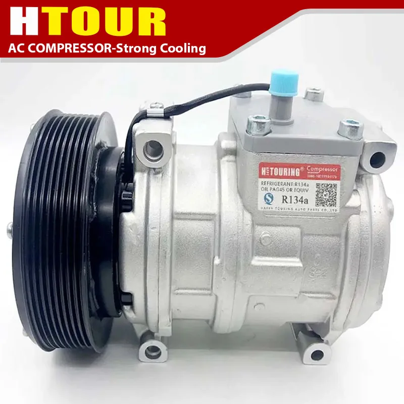 10PA17C compressor for John Deere 8GR 145mm 12v AH169875 447200-4930 RE46609 447170-9490 TY6764 447100-2381 447100-2387 RE54254