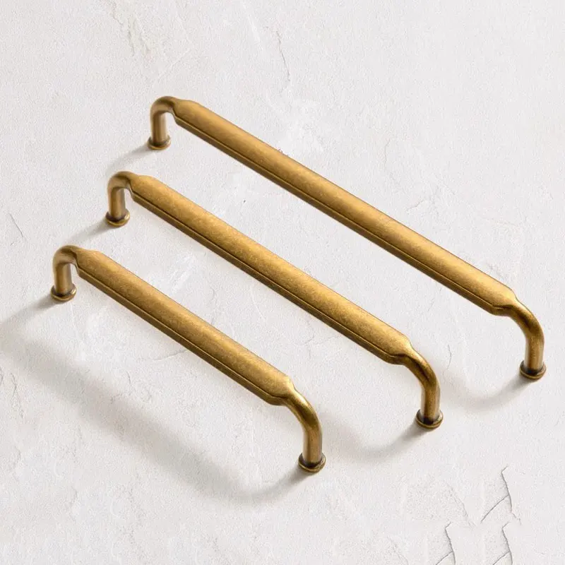 Vintage Cabinet Handles Retro Bedroom Wardrobe Pulls Zinc Alloy Kitchen Cupboard Door Round Knobs Antique Furniture Hardware