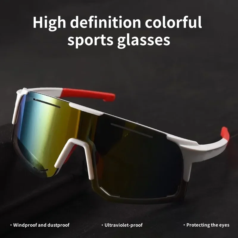 Sports Men Sunglasses Road Bicycle Glasses Mountain Cycling Riding Protection Goggles Windproof Outdoor Anit-uv Glasses