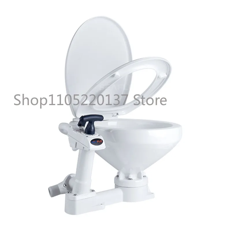 Manually Marine Toilet Pump Replacement Ceramic Bowl Boat Toilet Marine System Flush Pump for Container House Wc